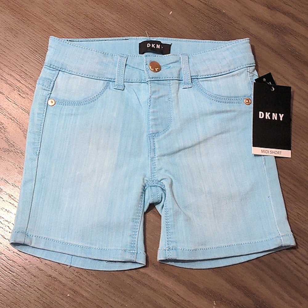 NEW DKNY Girls Midi Short in Blue Radiance